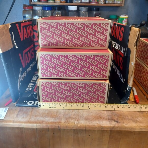 (6) Vans Empty Shoe Boxes For Storage or Display Men's 6.5, 7, 8 - Picture 9 of 12